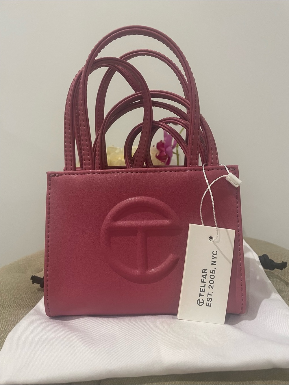 Telfar Small Corn Beef Shopping Bag - Picture 9 of 11